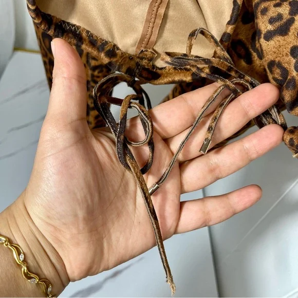 Shoe Dazzle Leopard Print Over the Knee Boots Size 9.5 M - Picture 12 of 14